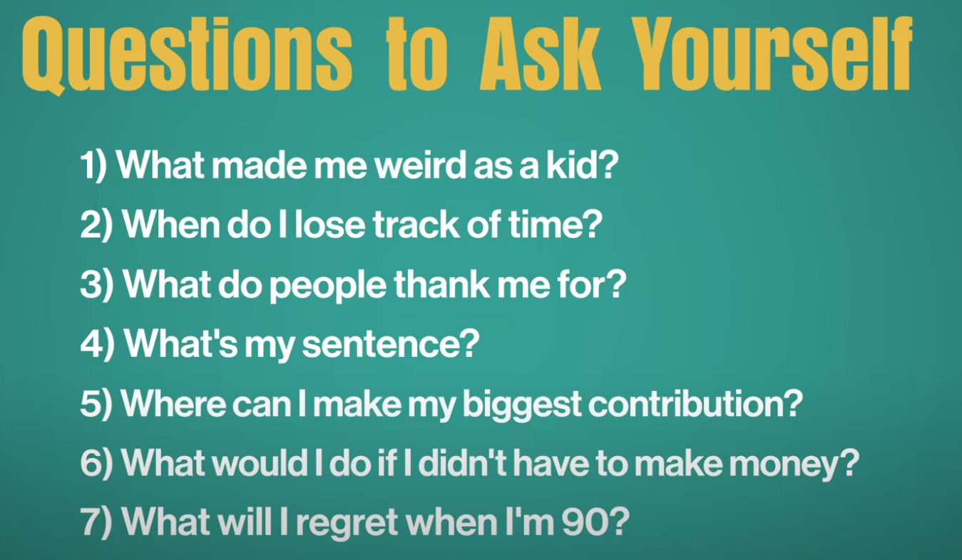 Powerful 10 min. Dan Pink video about Finding Your Life's Purpose