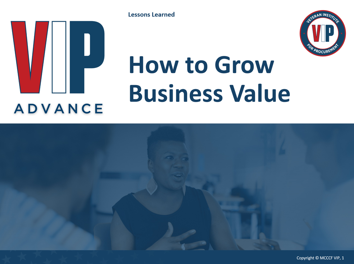 How to Grow Business Value
