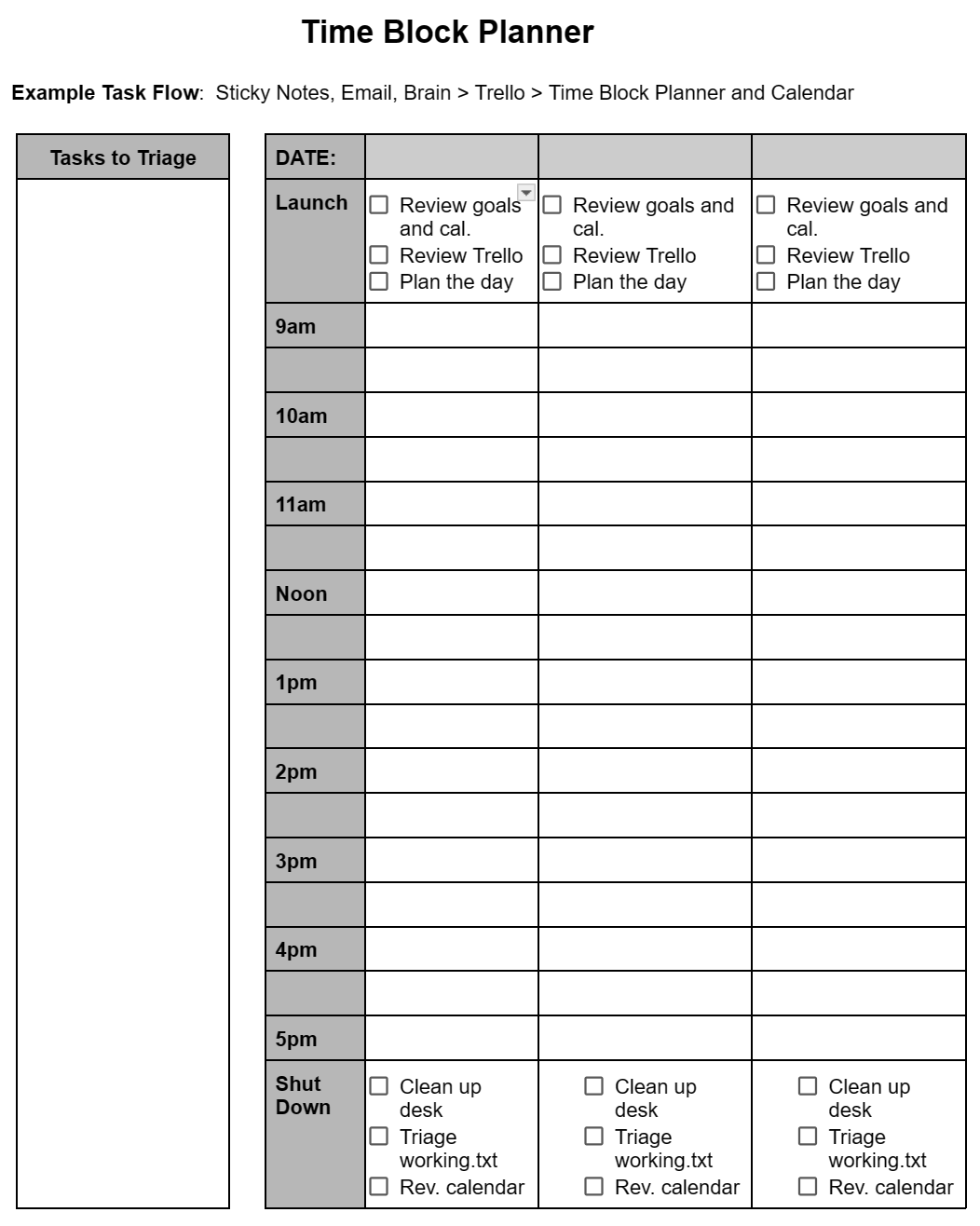 Don't Let the Day Happen to You:  The Power of Time Block Planning